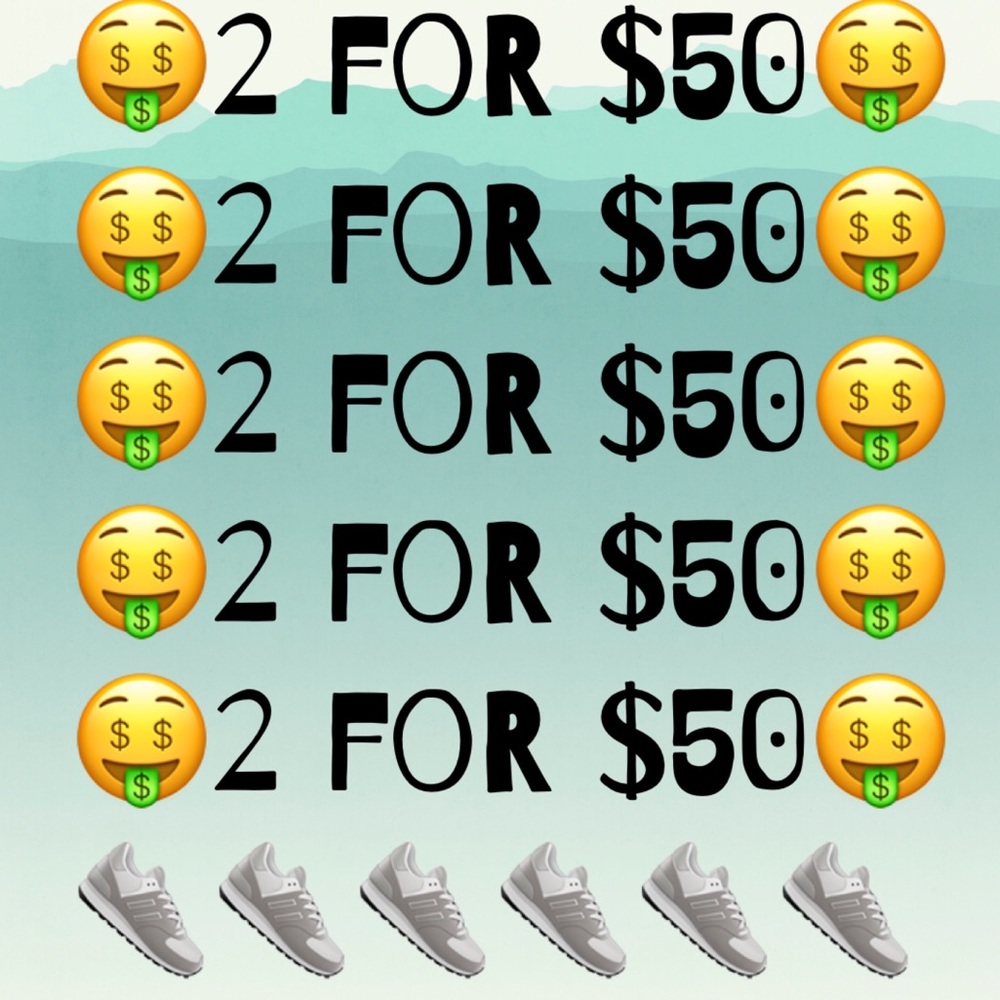 🤑2 for $50🤑👟